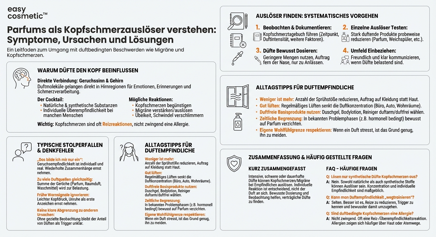 Können Parfums Kopfschmerzen oder Migräne auslösen?