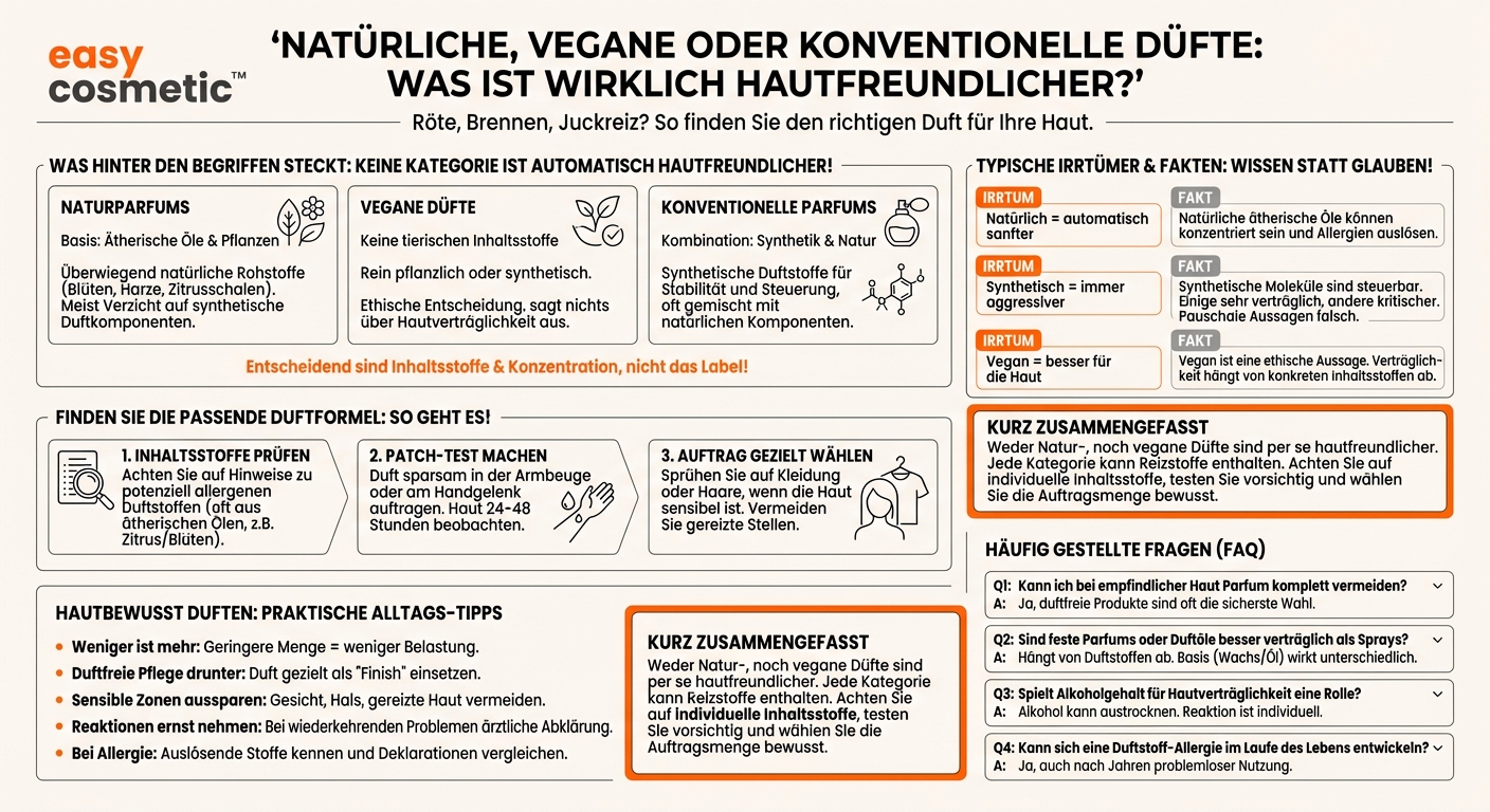 Sind Naturparfums oder vegane Düfte hautfreundlicher als konventionelle Parfums?