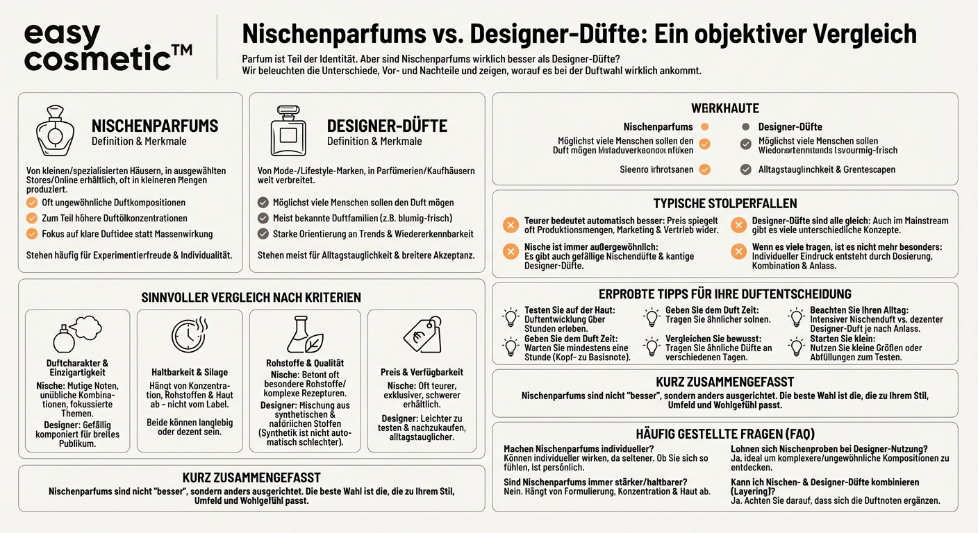 Sind Nischenparfums besser als Designer-Düfte?