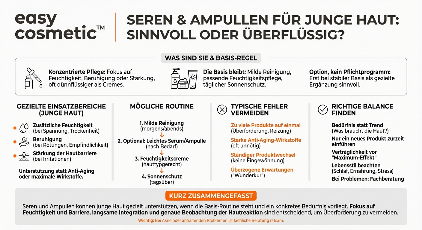 Sind Seren und Ampullen auch für Jugendliche bzw. sehr junge Haut sinnvoll?