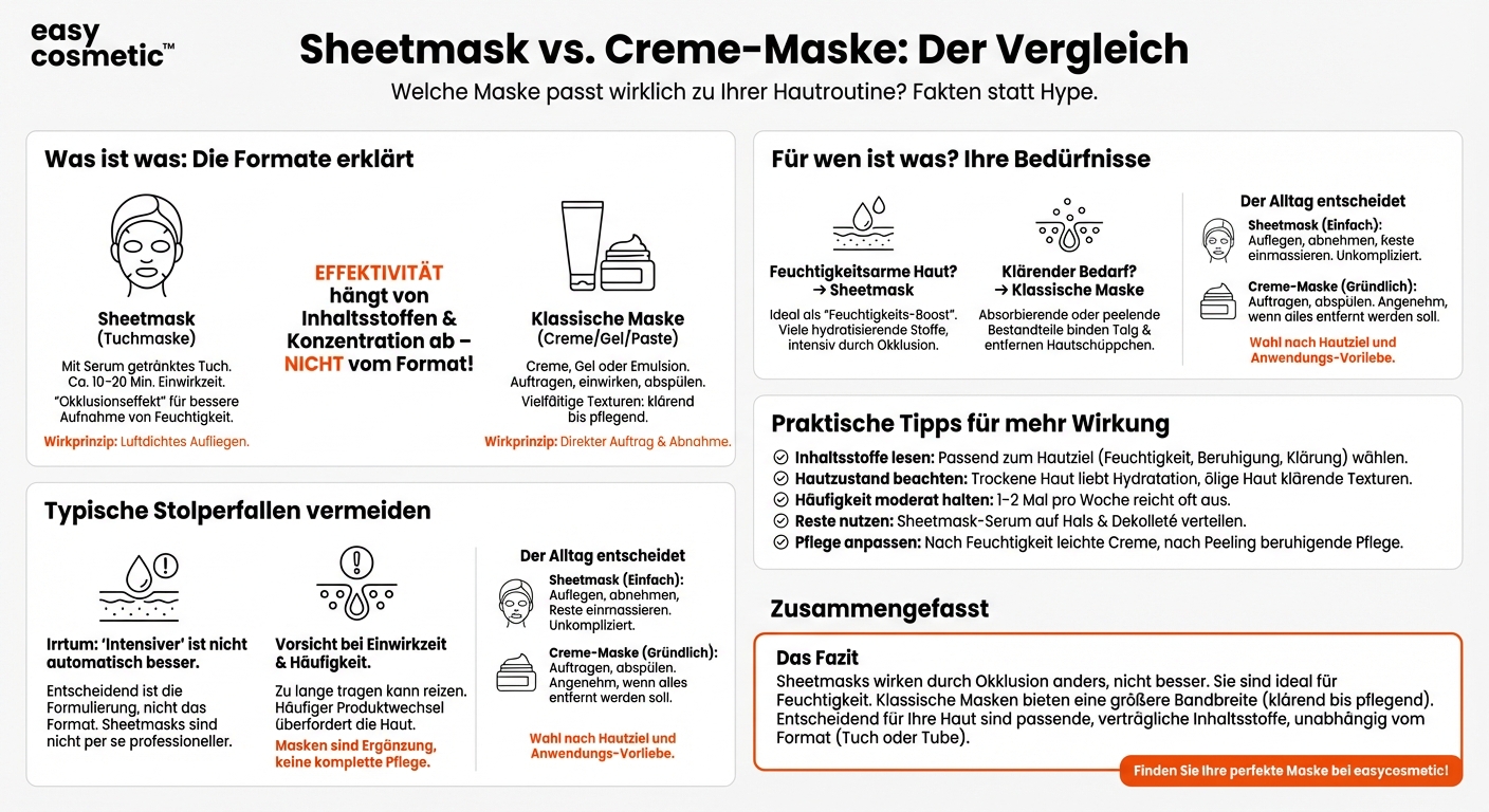 Sind Sheetmasks wirklich effektiver als herkömmliche Masken?