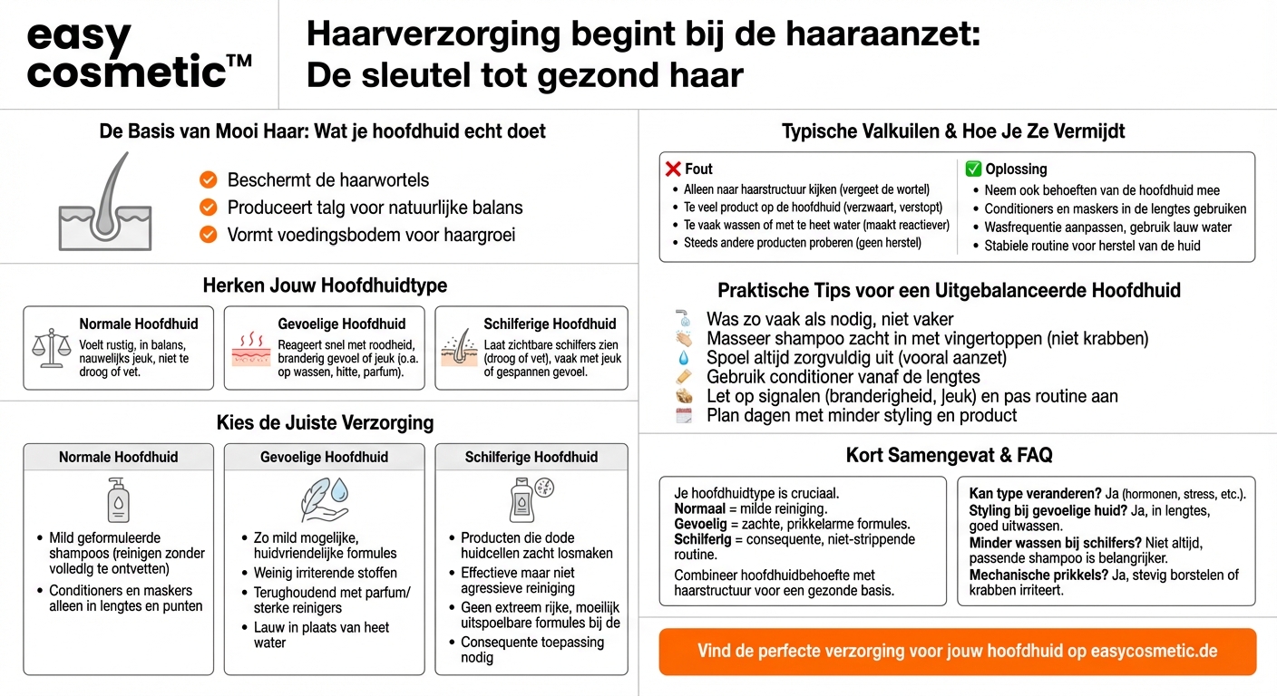 Speelt mijn hoofdhuid (gevoelig, normaal, schilferig) een rol bij de keuze van haarverzorging?