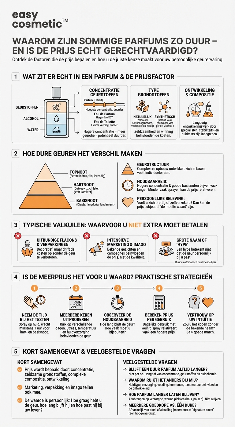 Waarom zijn sommige parfums zo duur, en is de meerprijs het echt waard?