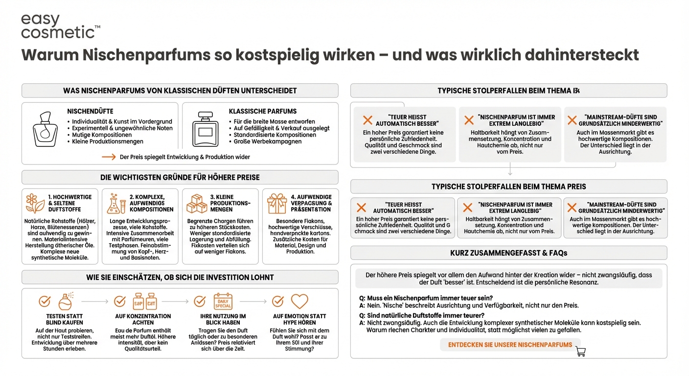Warum sind Nischenparfums meist so teuer?