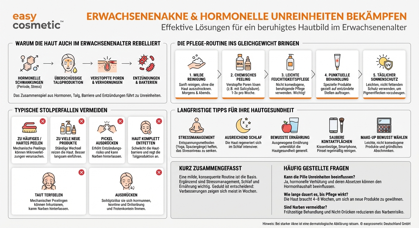 Was hilft bei Erwachsenenakne und hormonbedingten Unreinheiten?