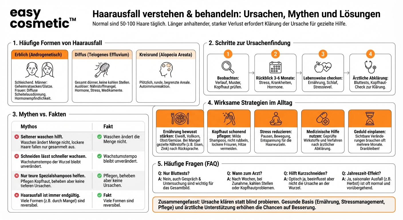 Was hilft wirklich bei Haarausfall und wie erkenne ich die Ursache?