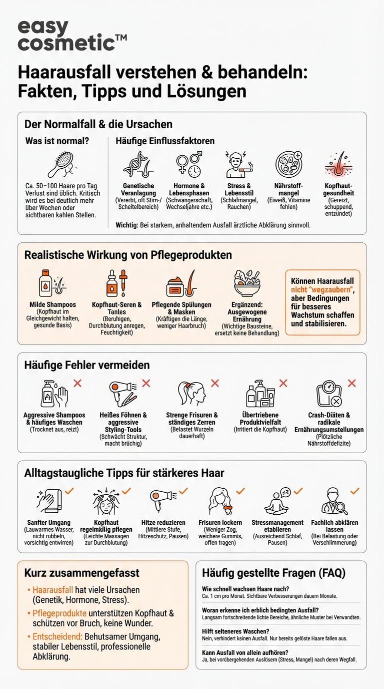 Was kann ich bei Haarausfall tun und welche Produkte helfen wirklich?