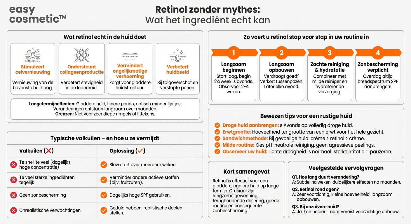 Wat doet retinol nu echt en hoe gebruik ik het veilig?