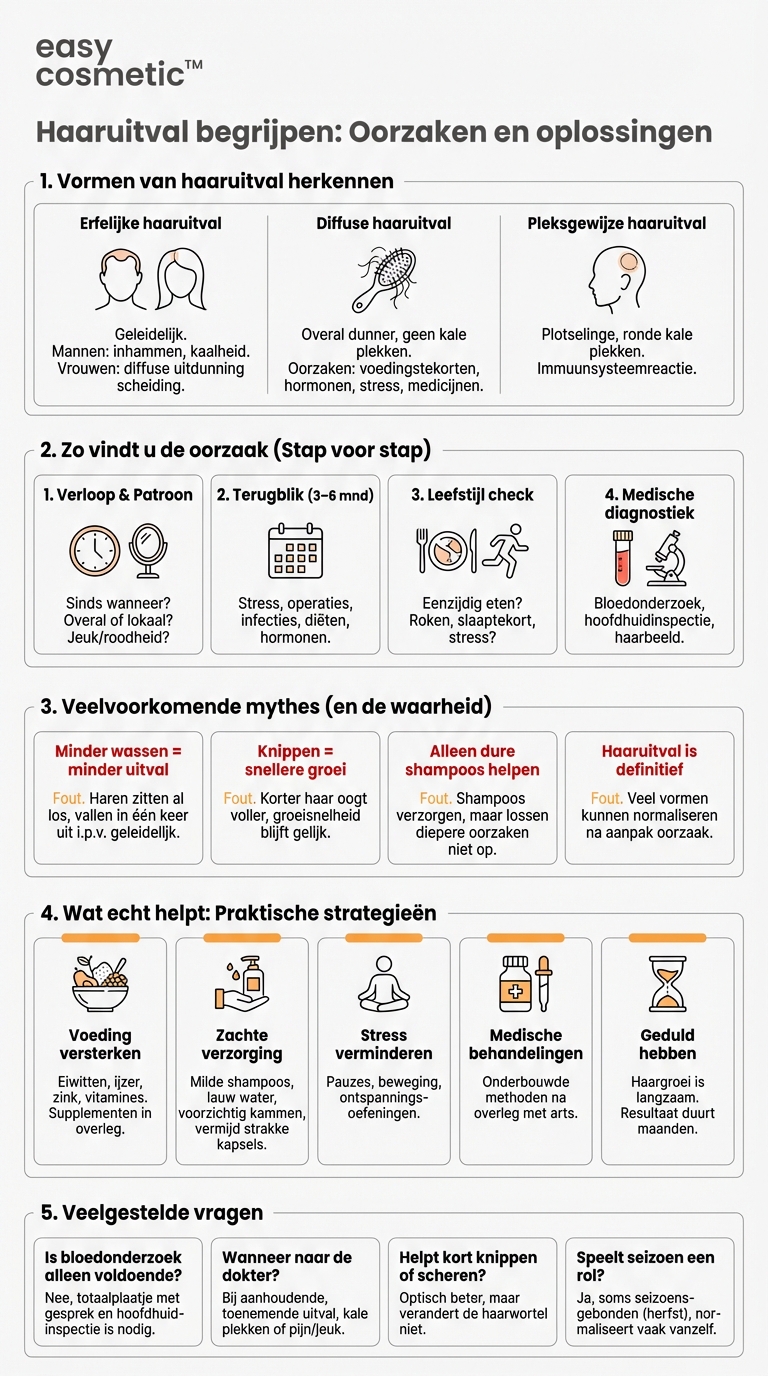 Wat helpt echt tegen haaruitval en hoe herken ik de oorzaak?