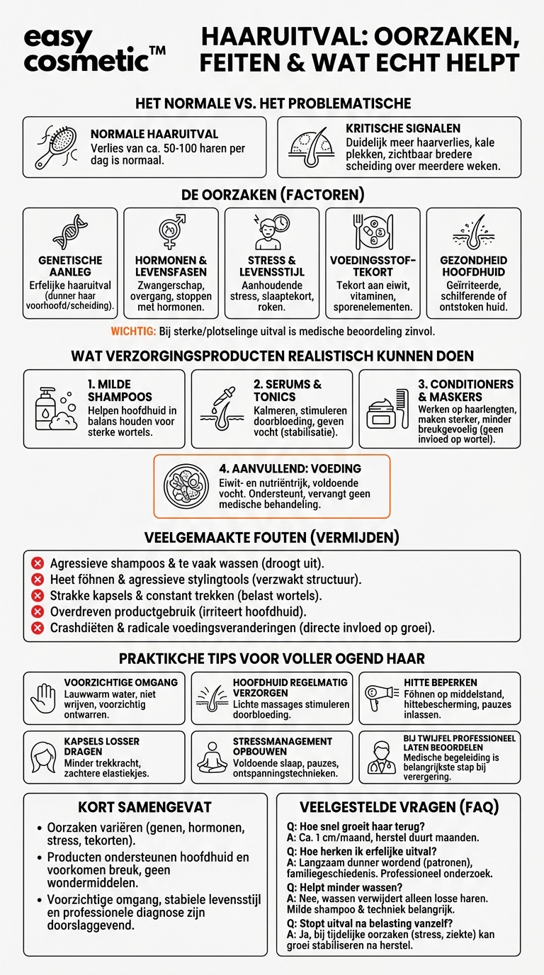 Wat kan ik doen bij haaruitval en welke producten helpen echt?