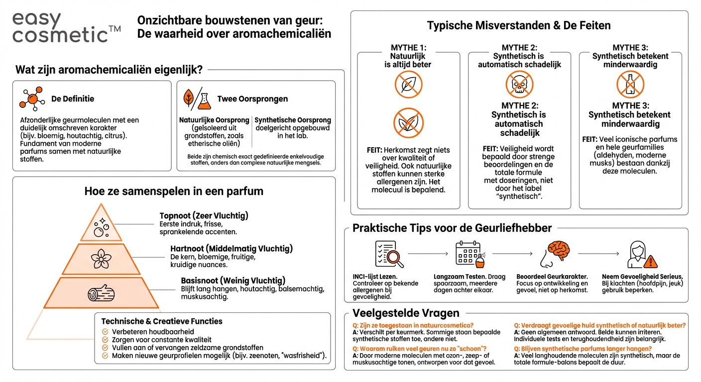 Wat zijn aromachemicaliën en hoe worden ze gebruikt in moderne parfumformules?