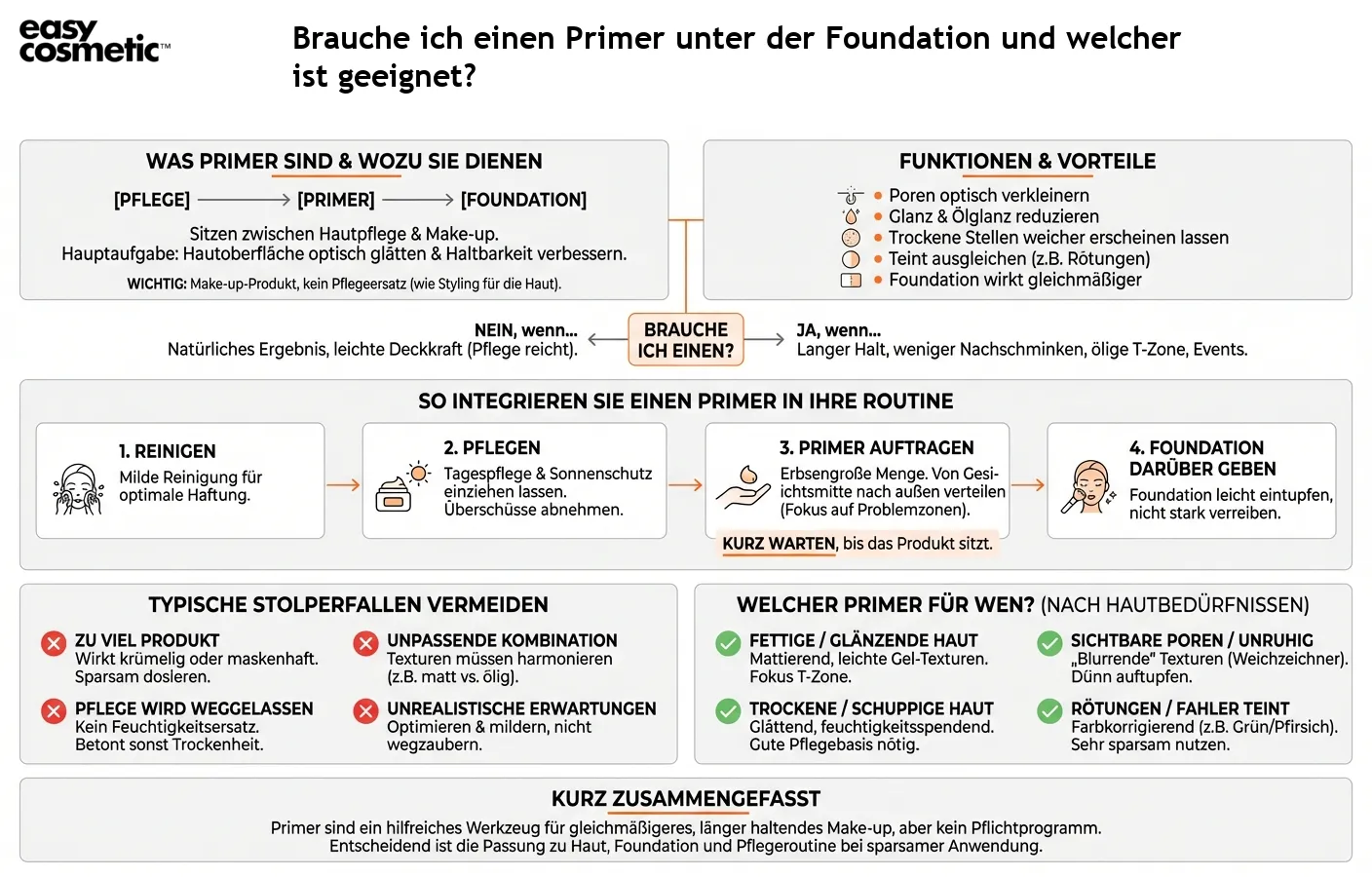 Brauche ich einen Primer unter der Foundation und welcher ist geeignet?