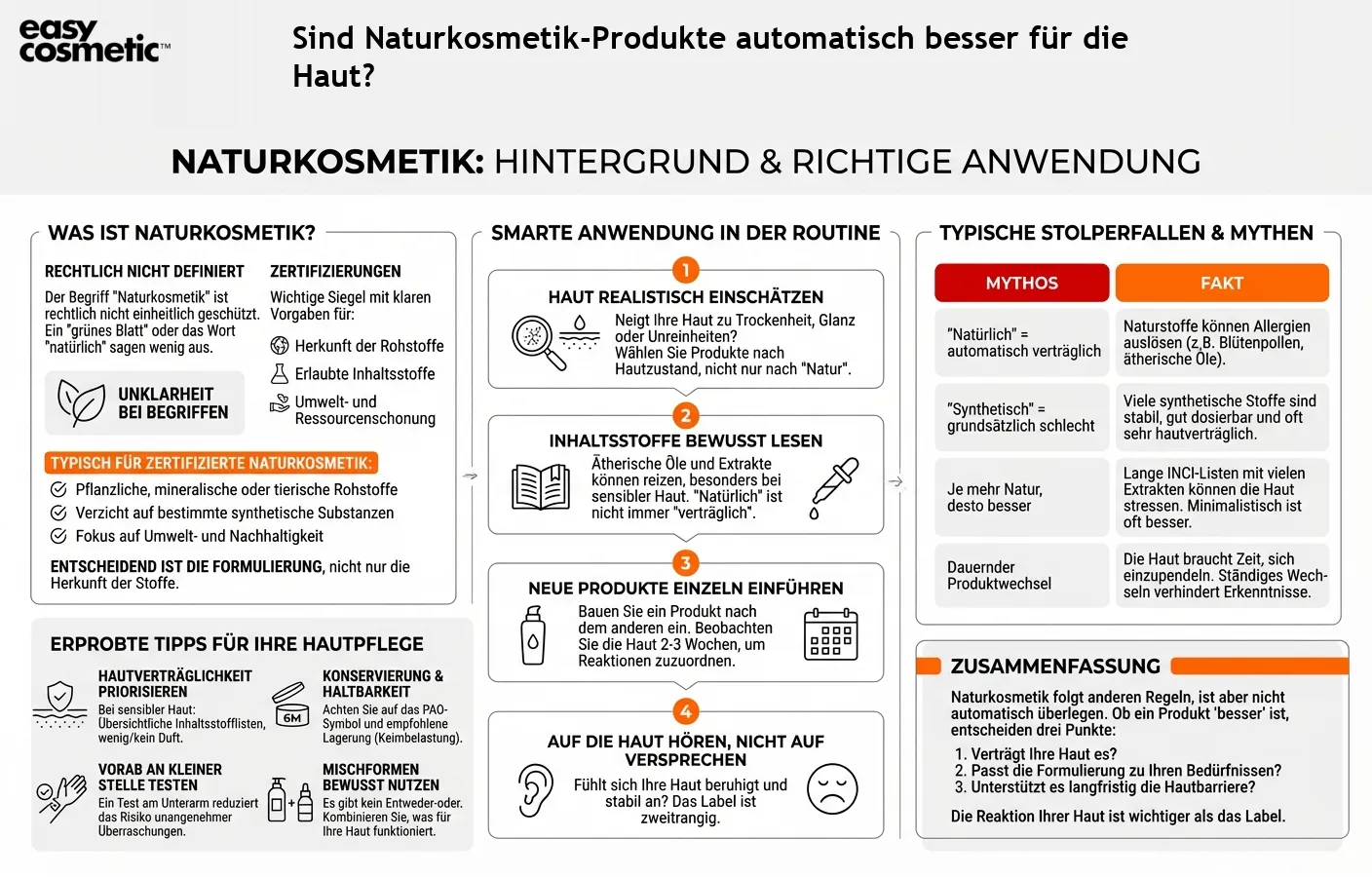 Sind Naturkosmetik-Produkte automatisch besser für die Haut?