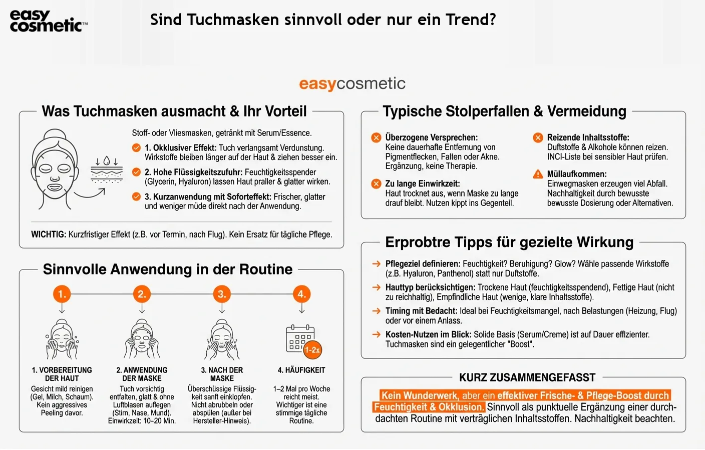 Sind Tuchmasken sinnvoll oder nur ein Trend?