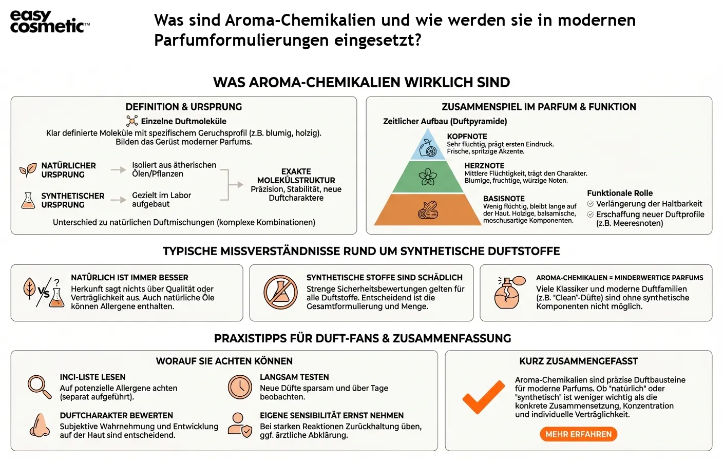 Was sind Aroma-Chemikalien und wie werden sie in modernen Parfumformulierungen eingesetzt?