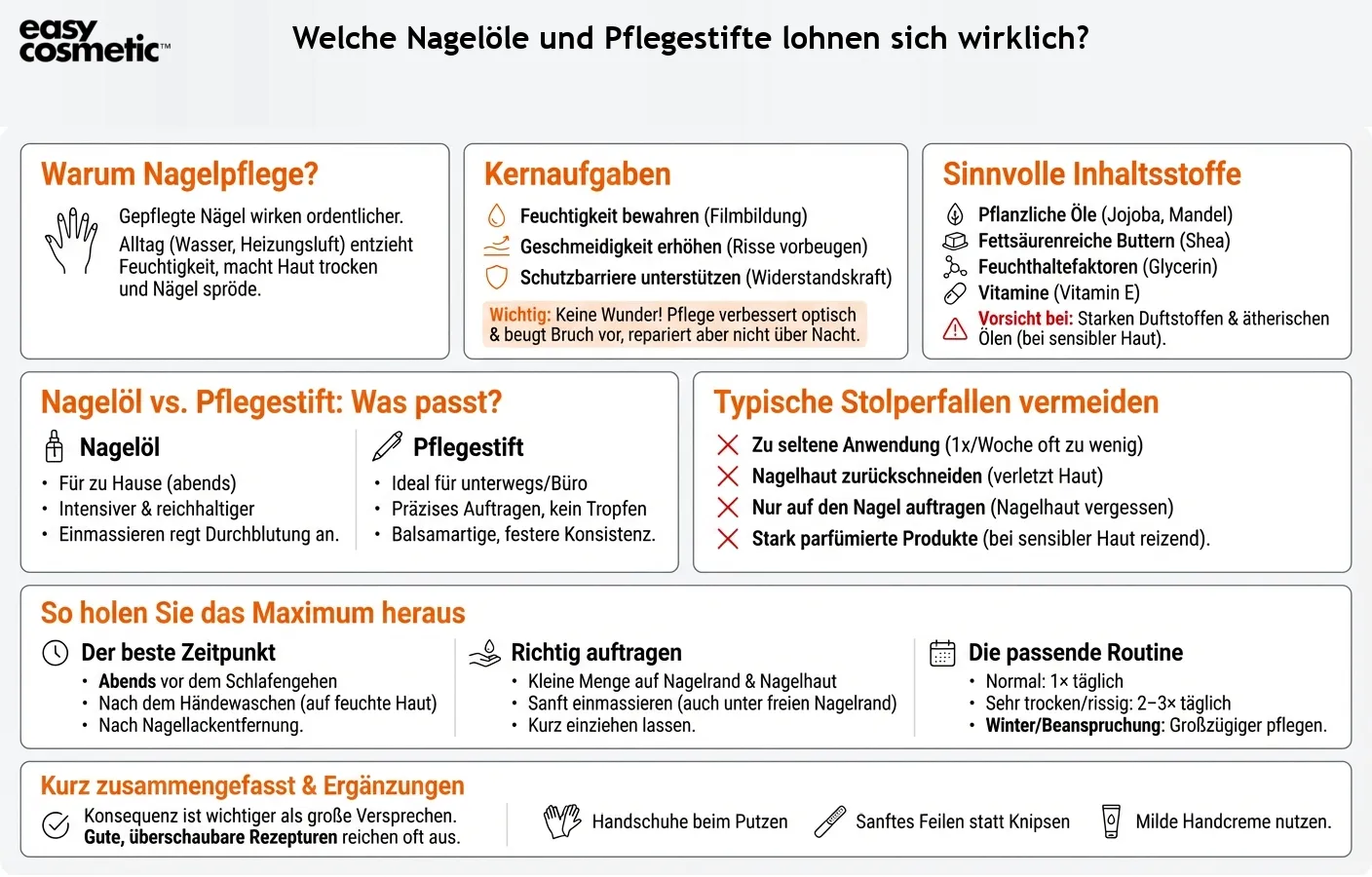 Welche Nagelöle und Pflegestifte lohnen sich wirklich?