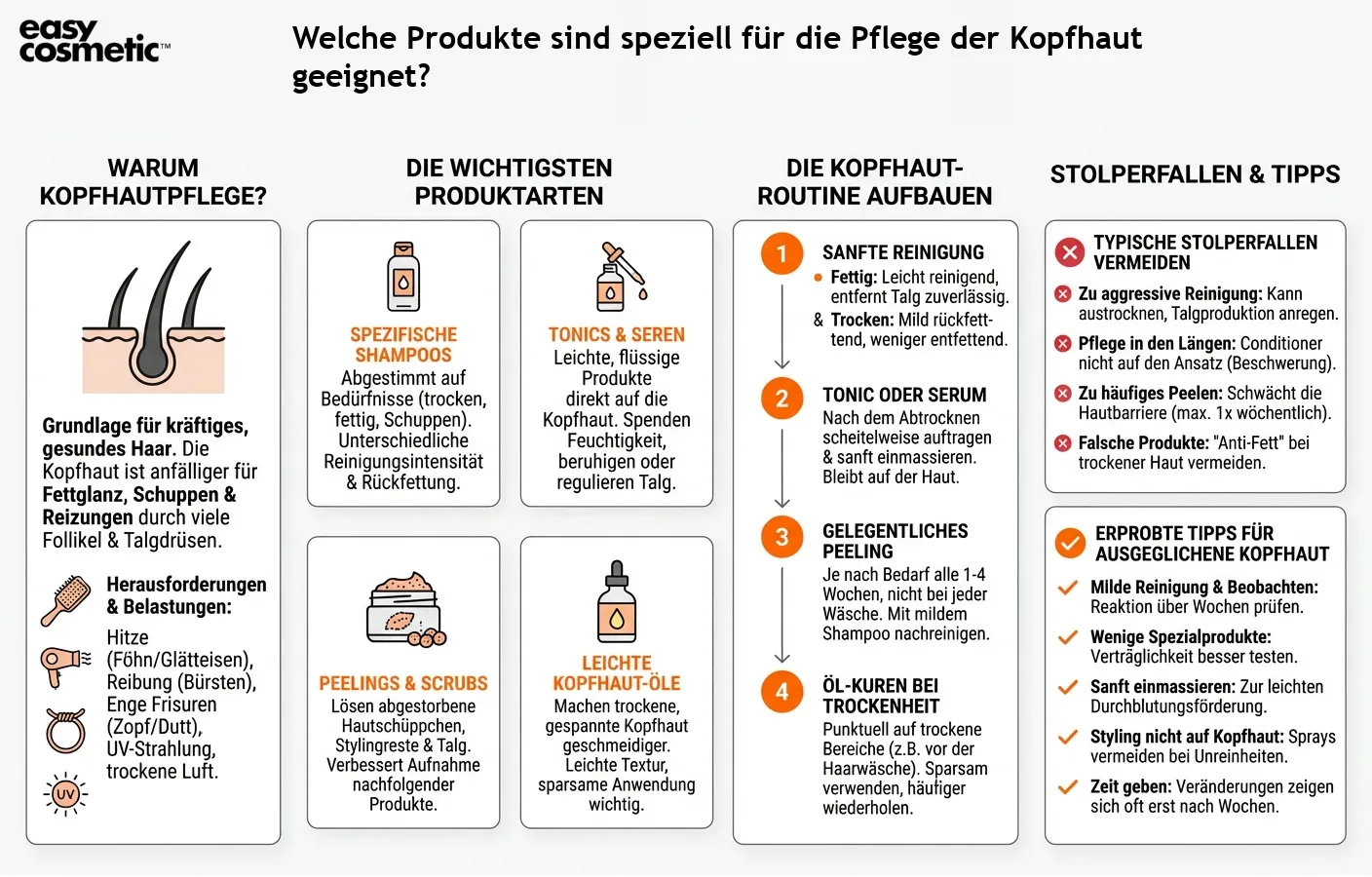 Welche Produkte sind speziell für die Pflege der Kopfhaut geeignet?