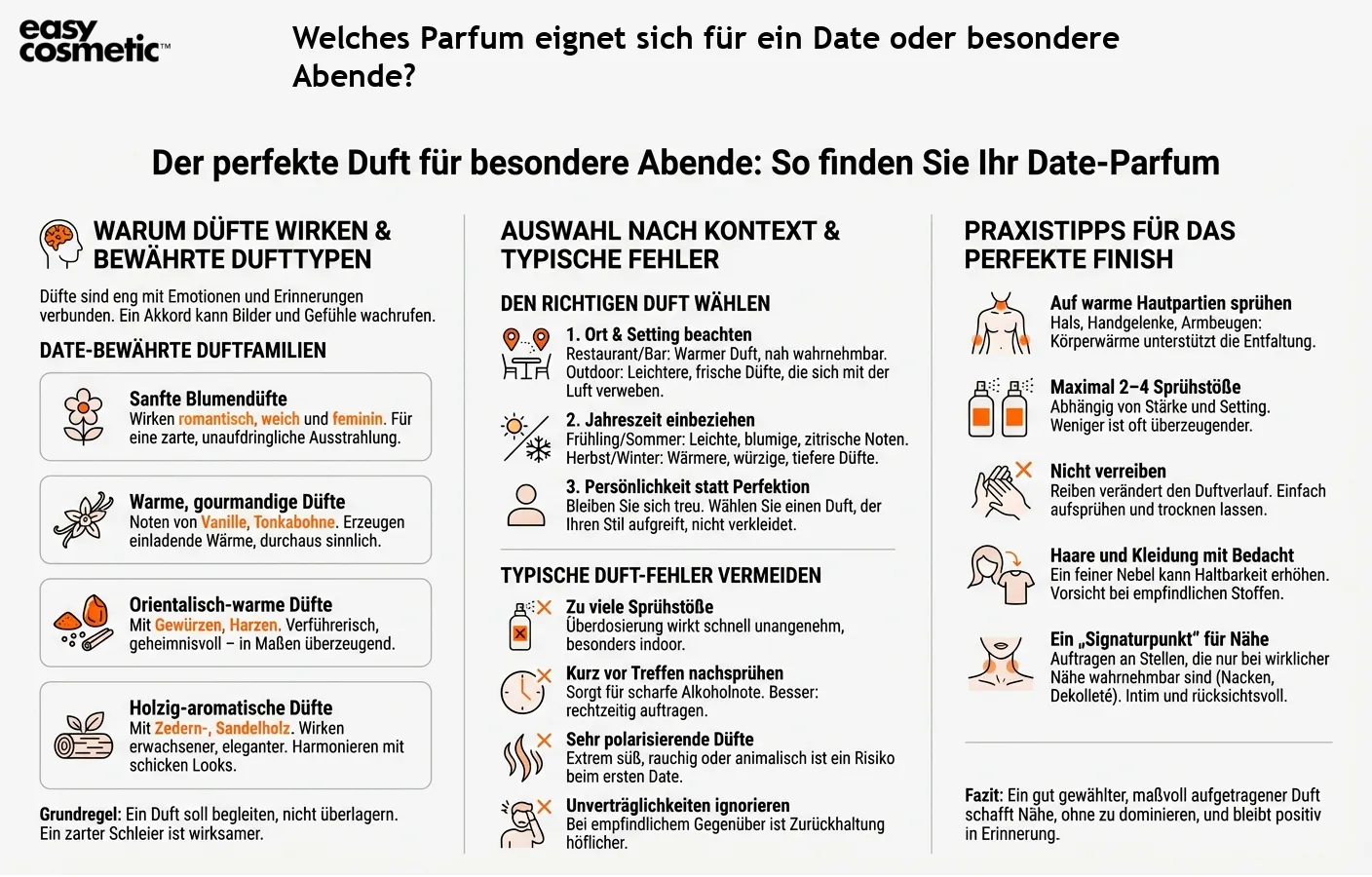 Welches Parfum eignet sich für ein Date oder besondere Abende?