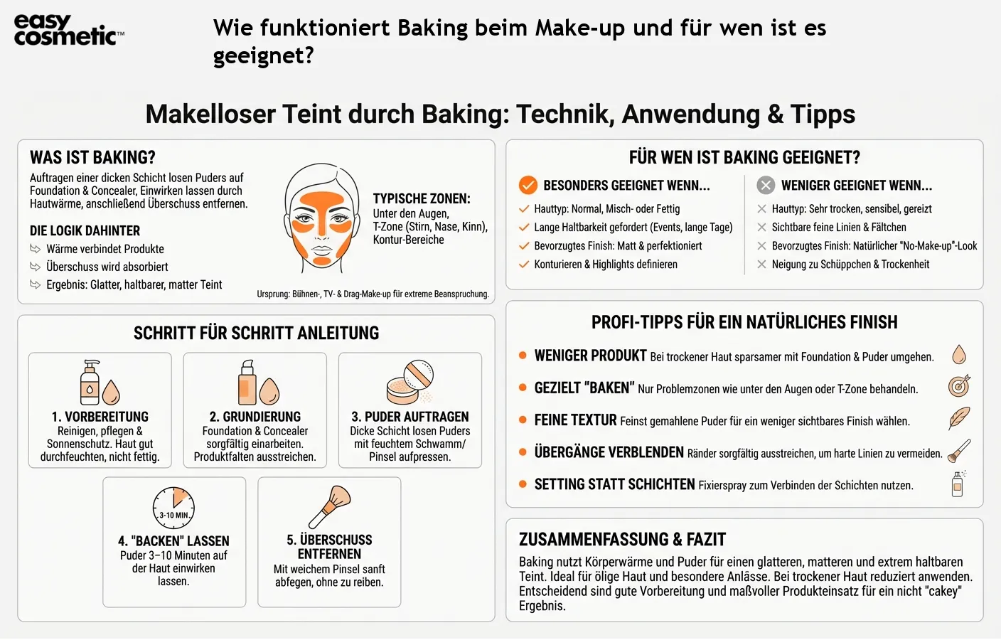 Wie funktioniert Baking beim Make-up und für wen ist es geeignet?