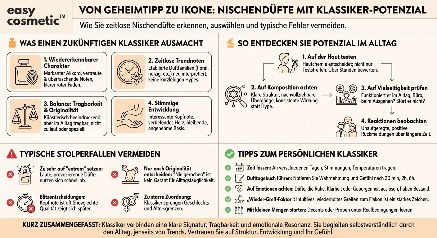 Welche aktuellen Nischendüfte haben das Potenzial, zu zukünftigen Klassikern zu werden?