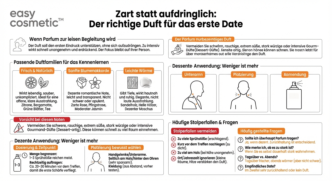 Welche Düfte passen gut zu einem ersten Date, ohne zu aufdringlich zu wirken?
