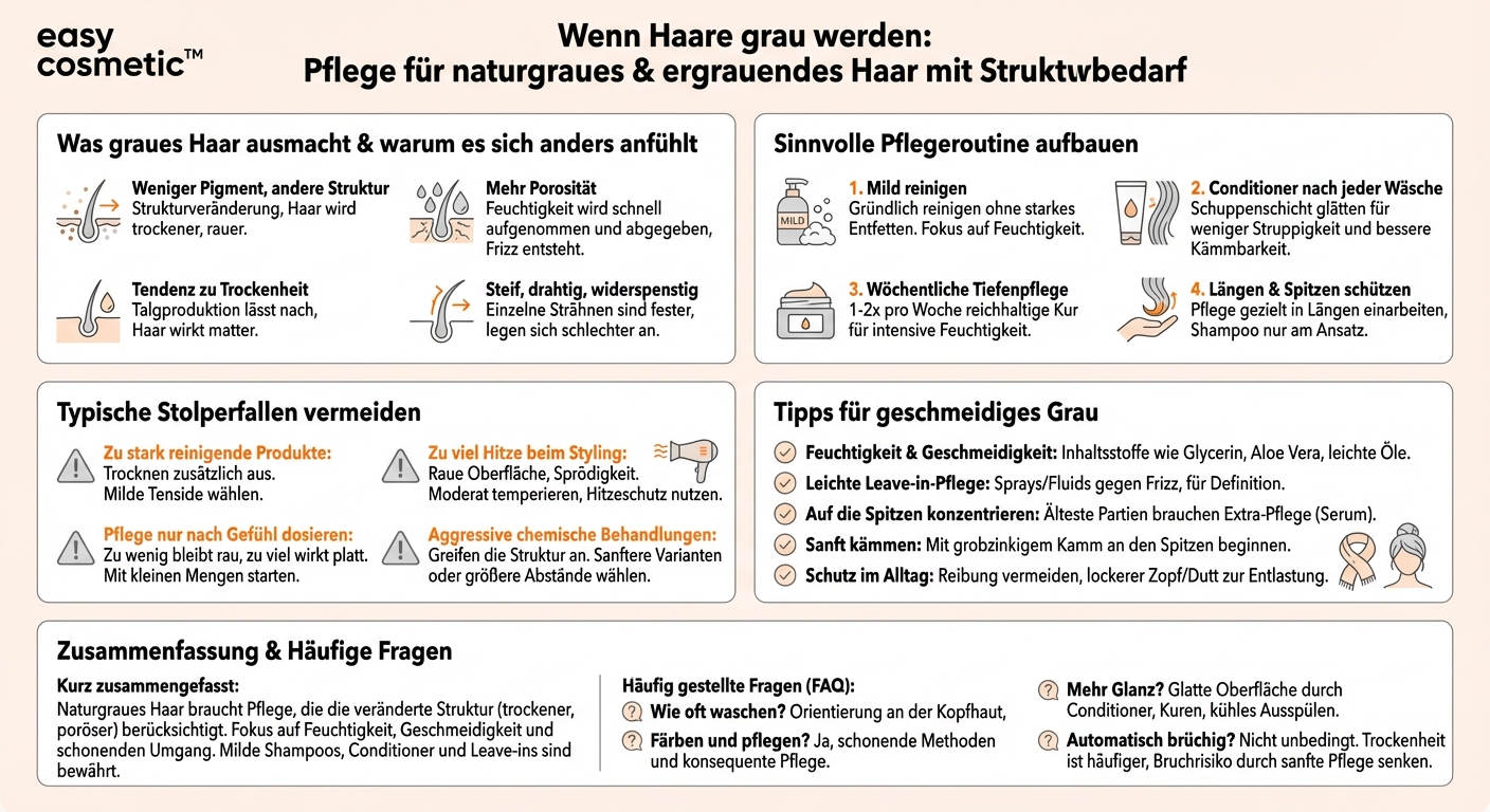 Welche Haarpflege eignet sich für naturgraues oder ergrauendes Haar mit besonderem Strukturbedarf?