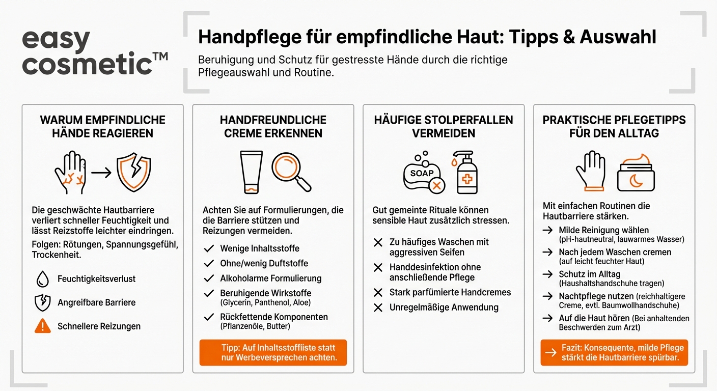 Welche Handcreme ist für empfindliche Haut geeignet?