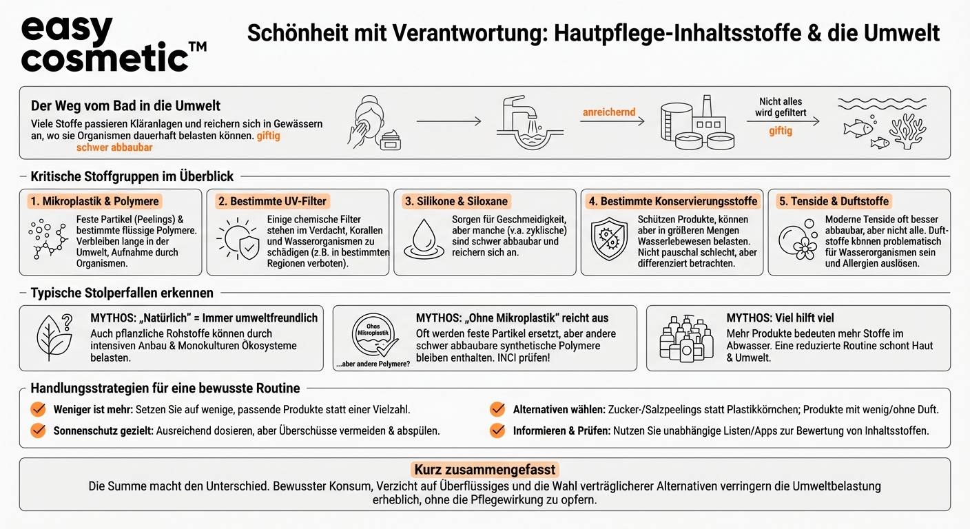 Welche Inhaltsstoffe in Hautpflege gelten als besonders kritisch für Umwelt und Biodiversität?