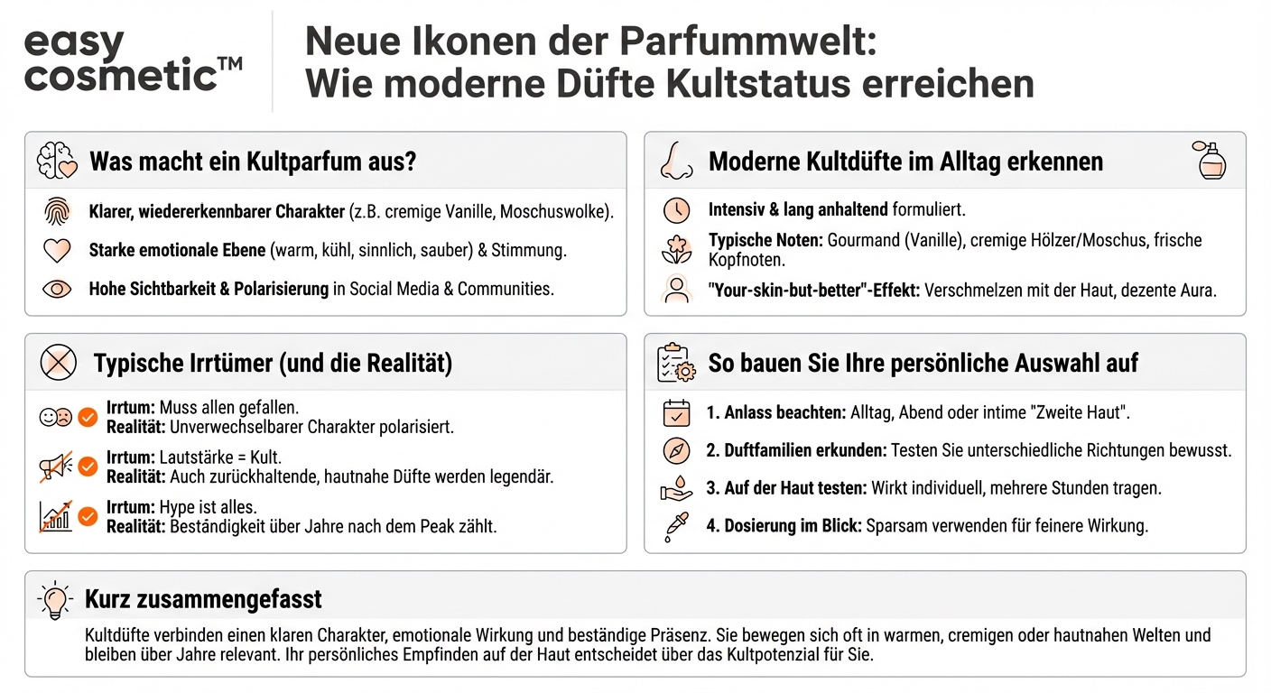 Welche neueren Duftkreationen haben bereits heute Kultstatus erreicht?