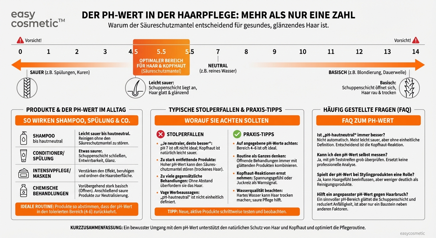 Welche Rolle spielt der pH-Wert bei Haarpflegeprodukten?