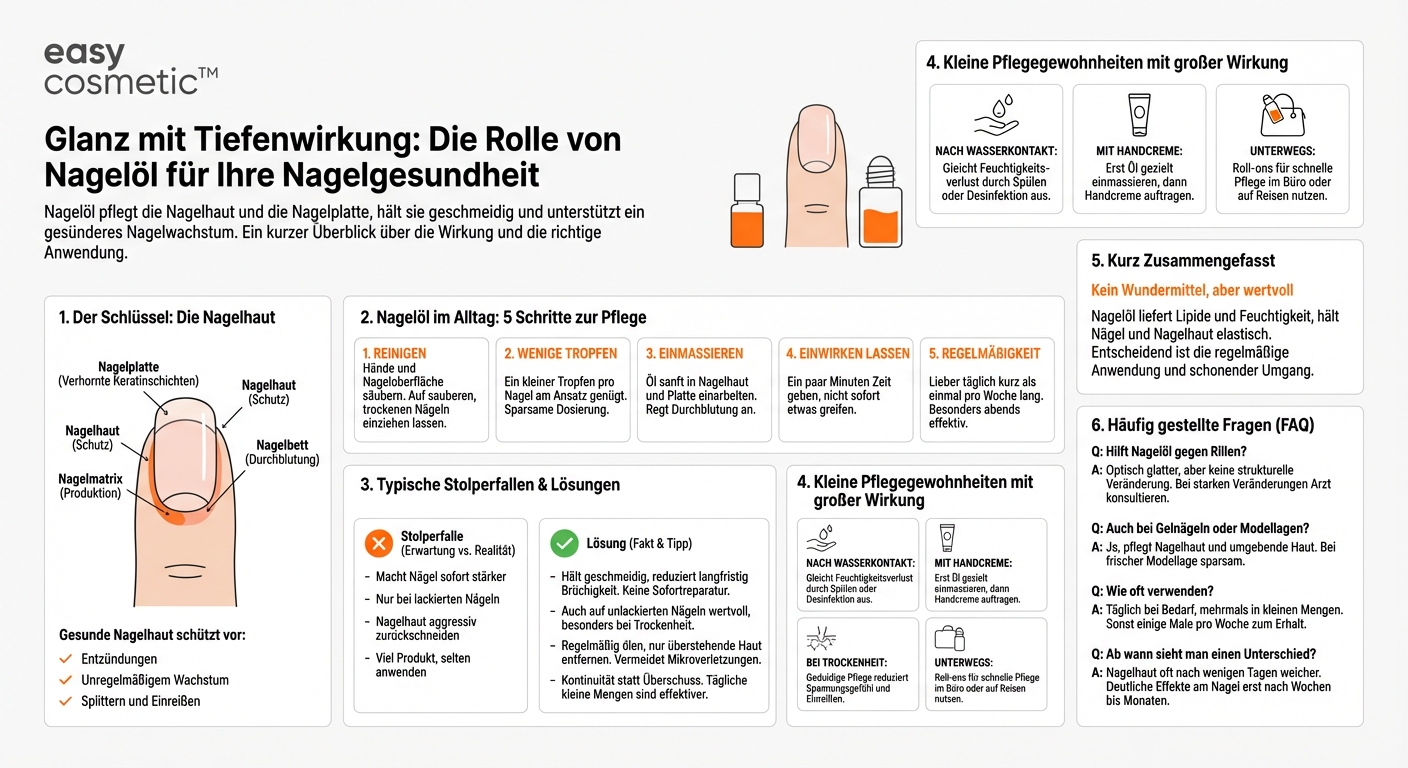 Welche Rolle spielt Nagelöl für die Gesundheit der Nägel?