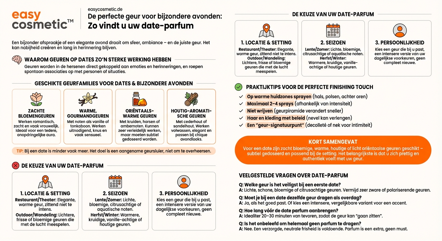 Welke parfum is geschikt voor een date of speciale avonden?
