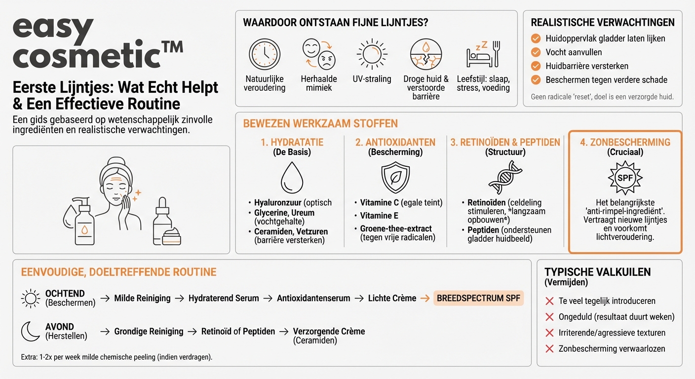 Welke producten helpen echt tegen de eerste fijne lijntjes?