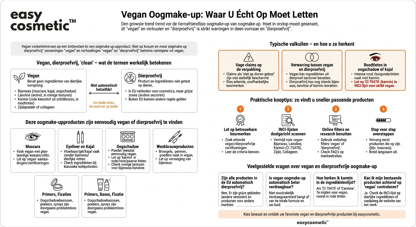 Welke vegan of dierproefvrije producten zijn er speciaal voor oogmake-up?
