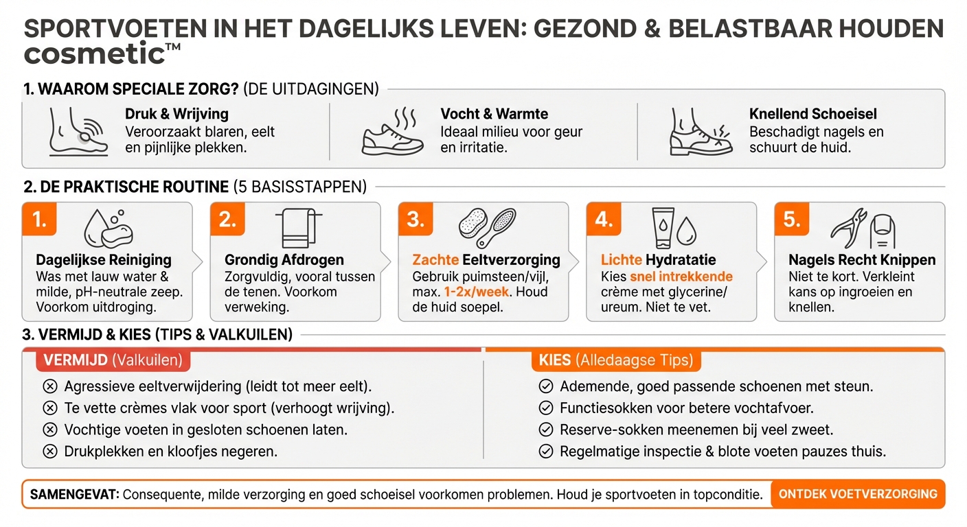 Welke voetverzorging is speciaal geschikt voor sportvoeten in het dagelijks leven?
