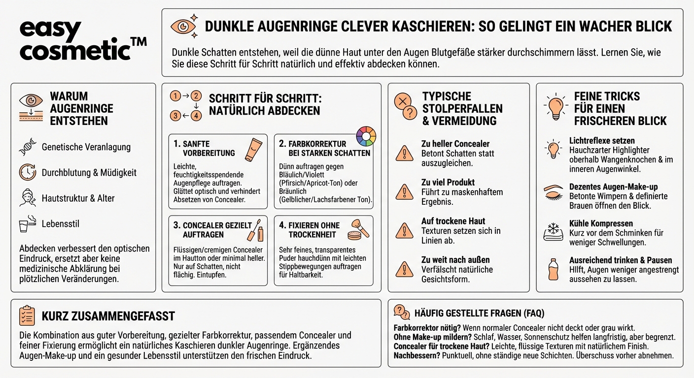 Wie decke ich dunkle Augenringe richtig ab?