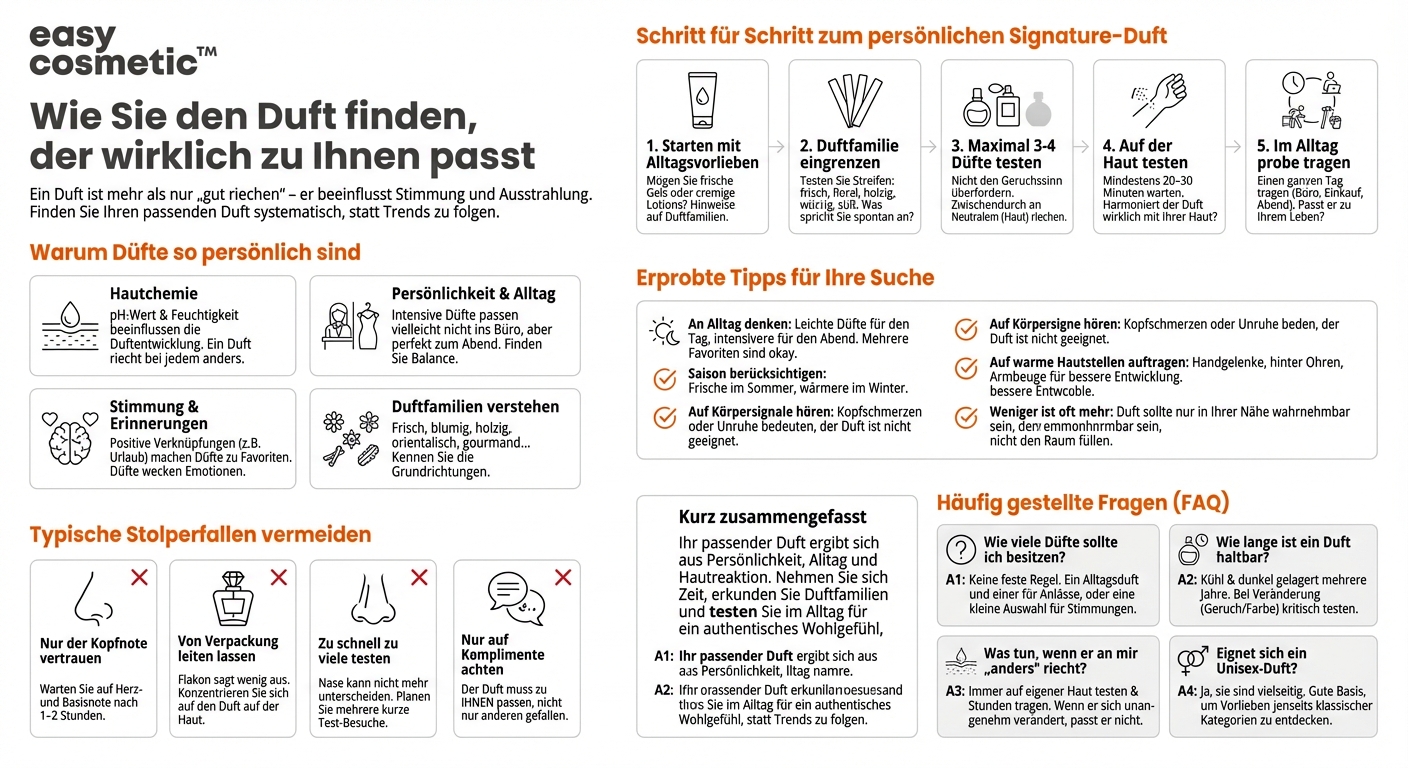 Wie finde ich den Duft, der wirklich zu mir passt?