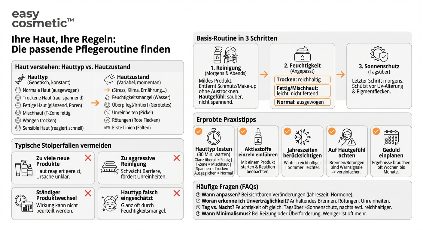 Wie finde ich die passende Hautpflegeroutine für meinen individuellen Hauttyp?