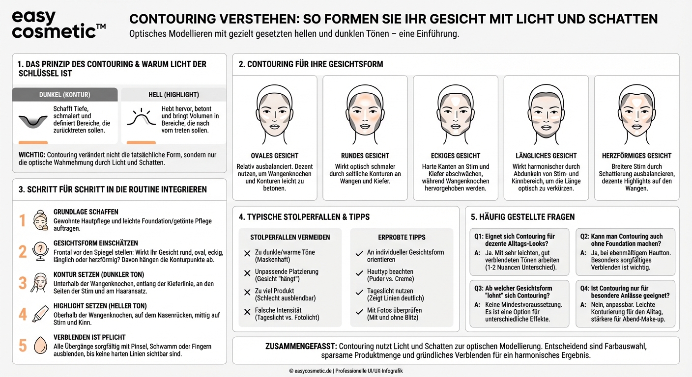 Wie funktioniert Contouring und für welche Gesichtsformen eignet es sich?