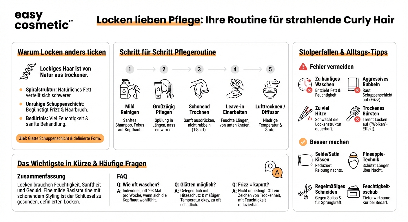 Wie pflege ich lockige oder wellige Haare richtig (Curly Hair)?