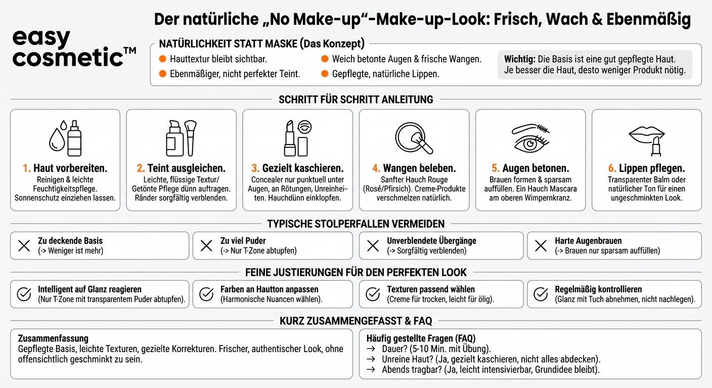 Wie schminke ich ein natürliches, "no make-up" Make-up?