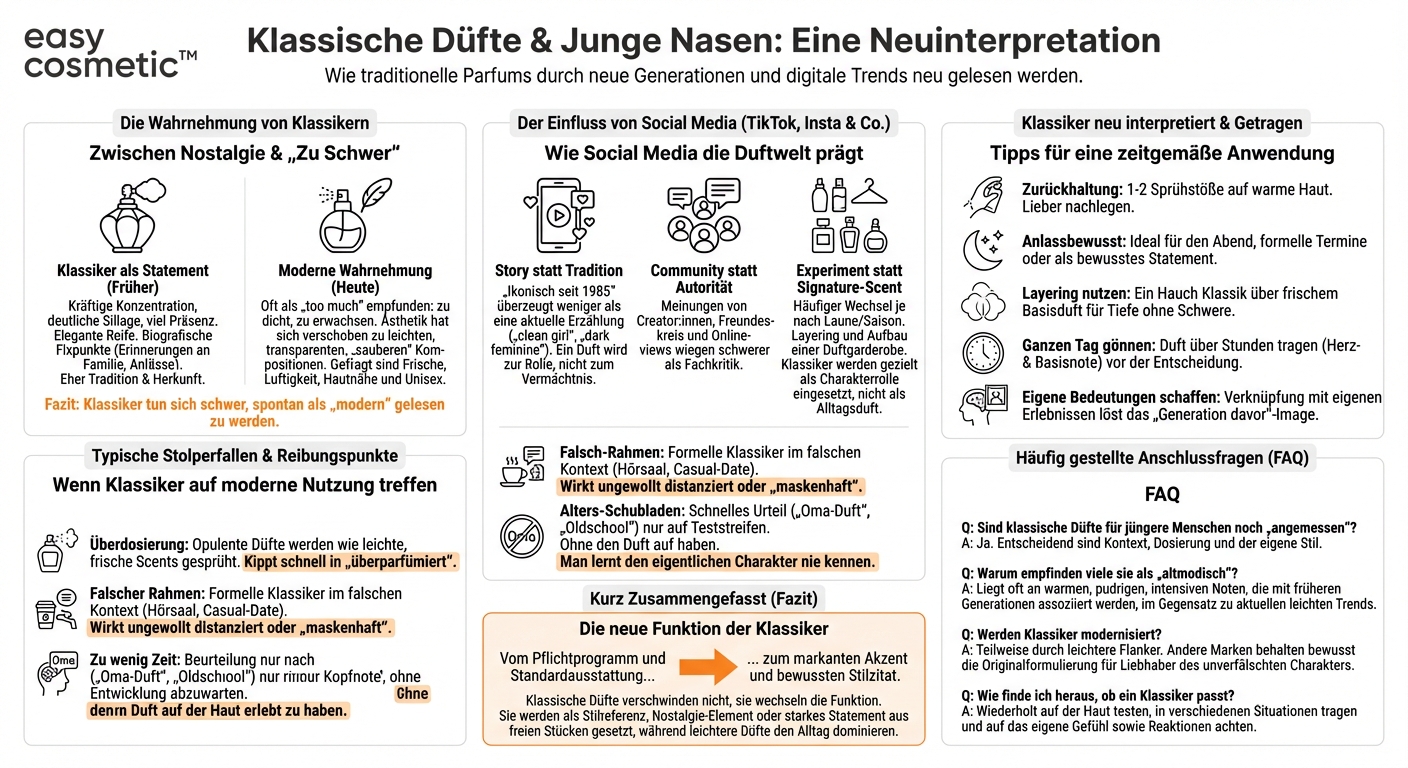 Wie verändert sich die Wahrnehmung klassischer Düfte bei jüngeren Generationen?