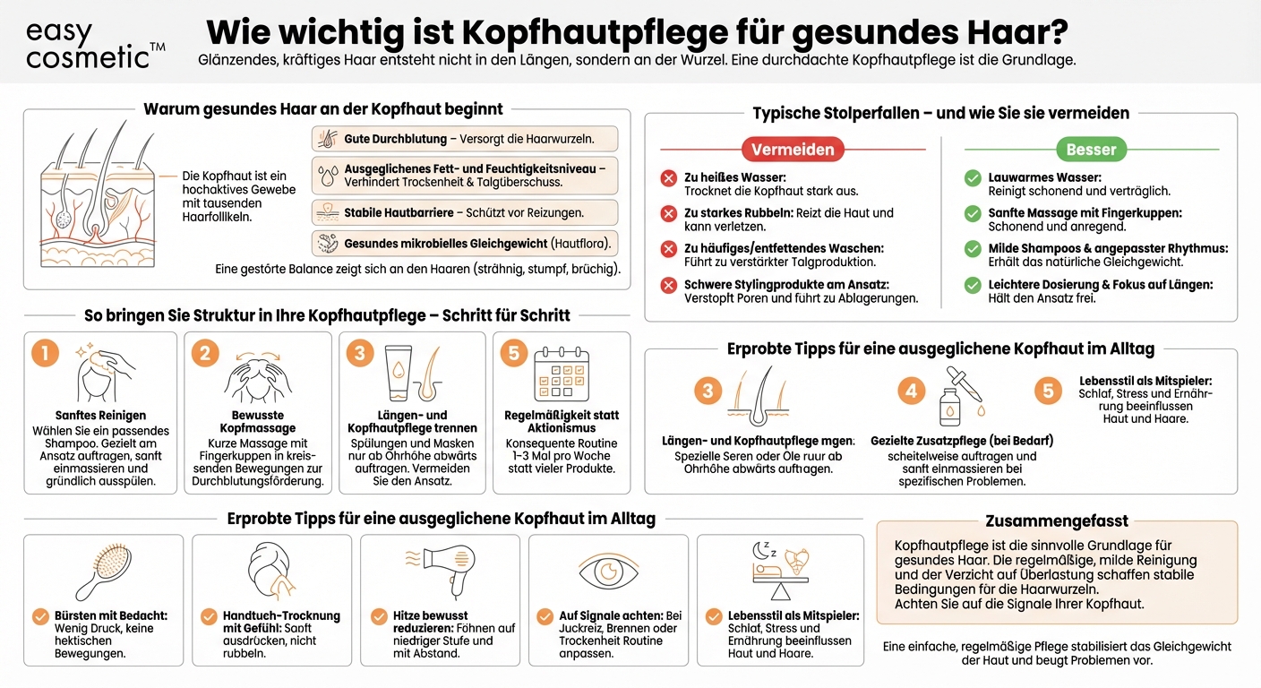 Wie wichtig ist eine Kopfhautpflege-Routine für gesundes Haar?