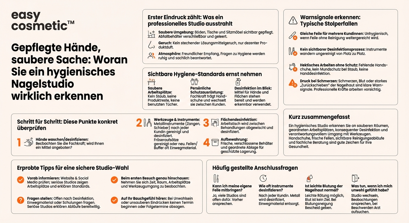 Woran erkenne ich ein hygienisches und professionelles Nagelstudio?