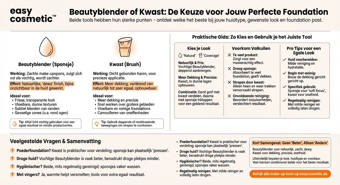 Zijn beautyblenders beter dan kwasten voor foundation?