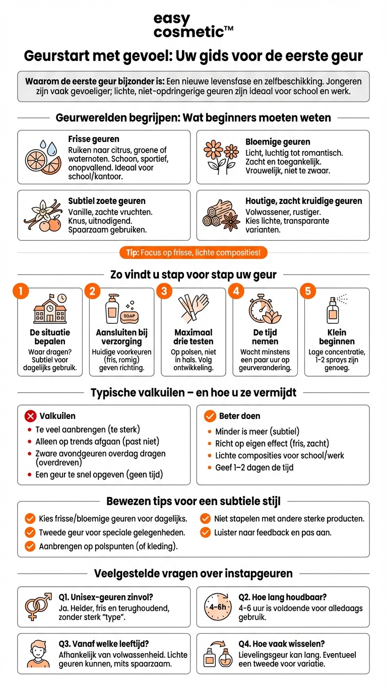 Zijn er geschikte geuren voor jongeren of beginners?
