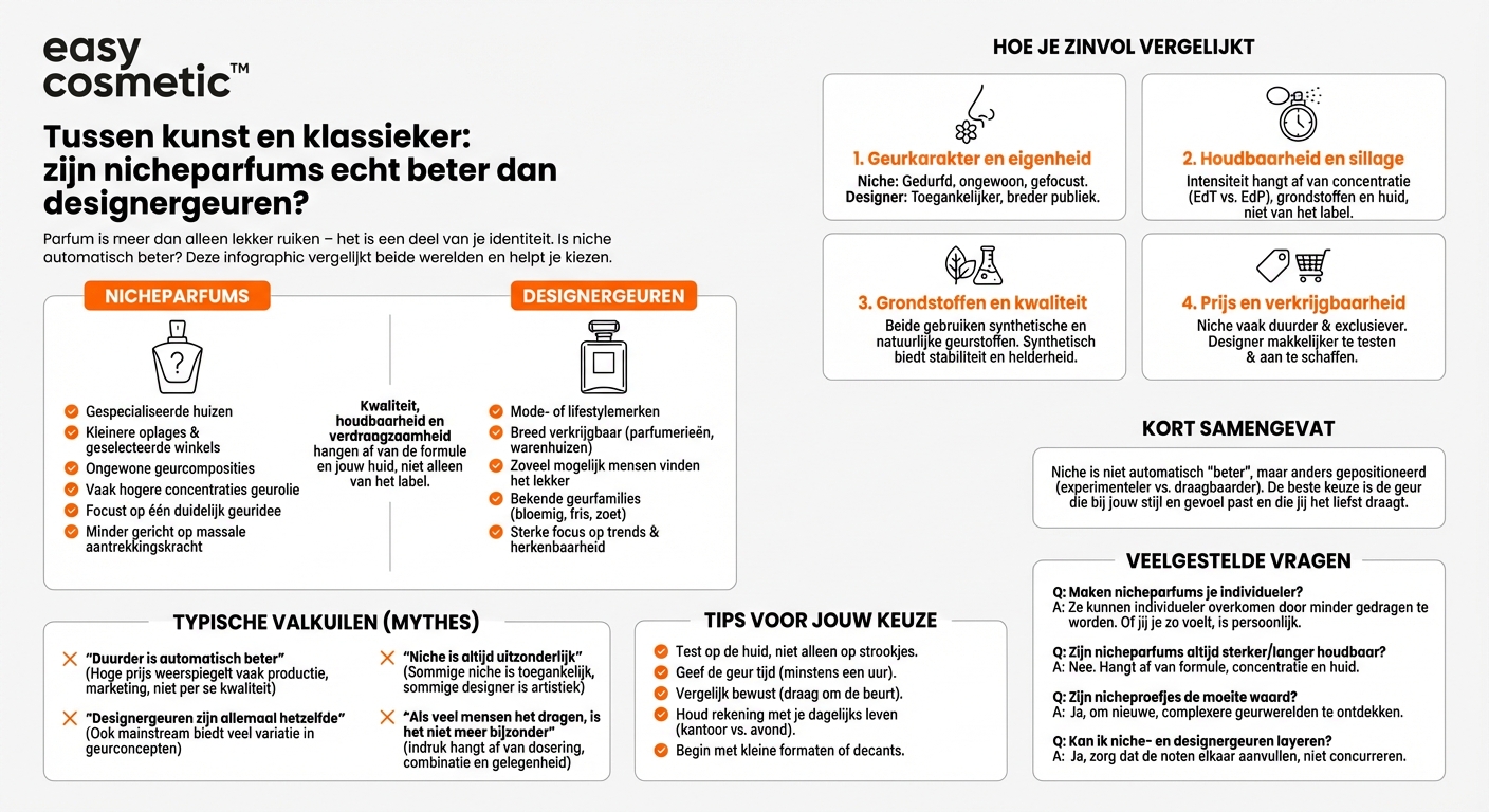 Zijn nicheparfums beter dan designergeuren?