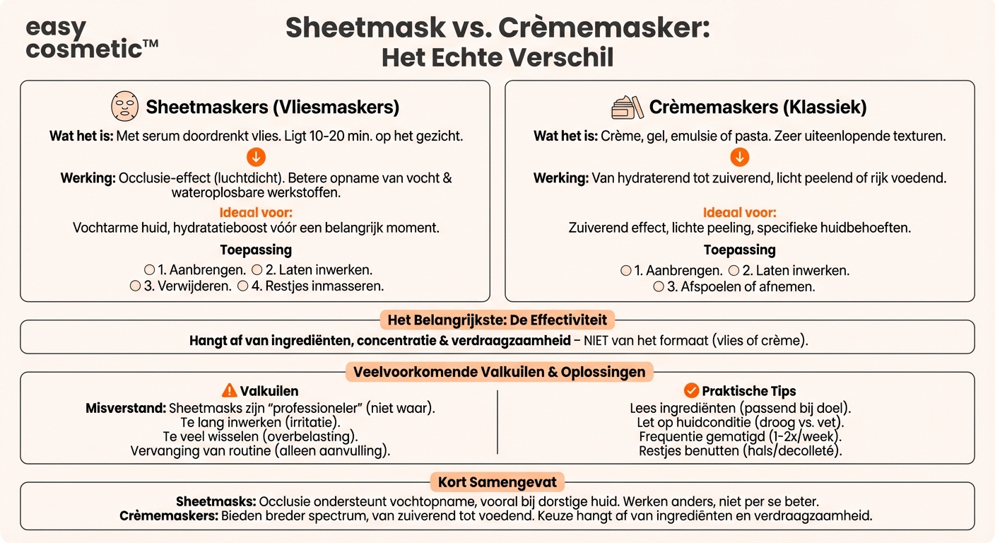 Zijn sheetmaskers echt effectiever dan traditionele maskers?