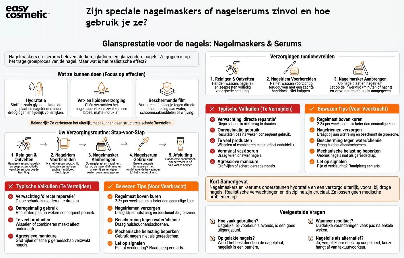 Zijn speciale nagelmaskers of nagelserums zinvol en hoe gebruik je ze?