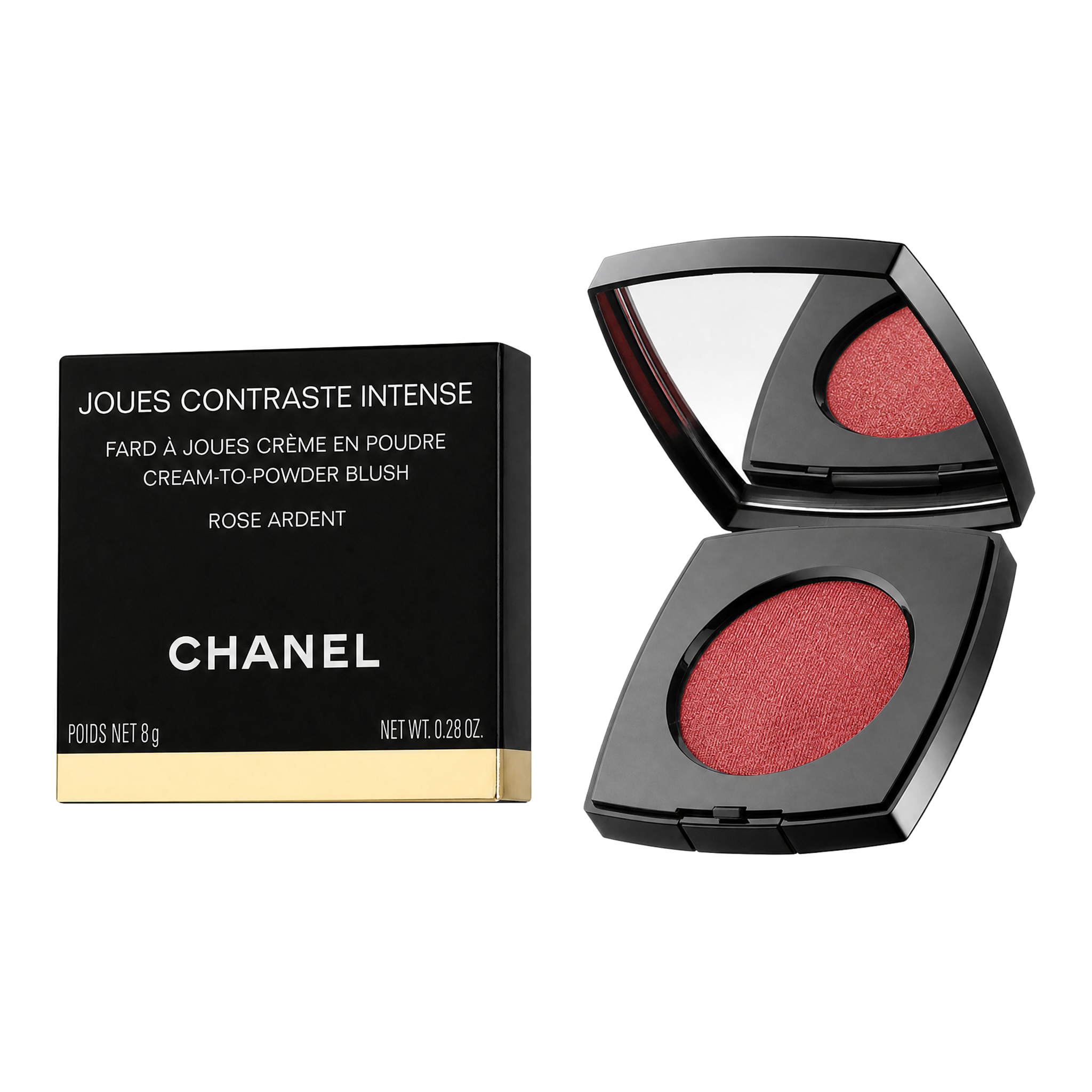 Chanel Joues Contraste Intense Cream-to-Powder Blush Rose Ardent 8g